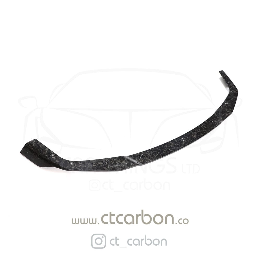BMW M2 Competition F87 Forged Carbon Fibre Front Lip Splitter - CS Style Front Spoiler Bumper Lip Aero (2018-2021) M2C Forged Carbon Fiber