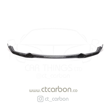 BMW M2 Competition F87 (2018-2021) Forged Carbon Fibre/Fiber Front Lip Splitter CS Style Front Bumper Lip Chin Spoiler Aero Performance Body Kit Upgrade M2C