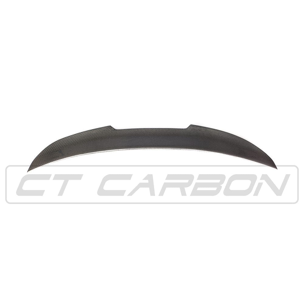 BMW E92/E90 M3 & 3 Series (2007-2013) Carbon Fibre (Fiber) Boot/Trunk Lip Spoiler – PS Style Ducktail Rear Wing – CT Carbon