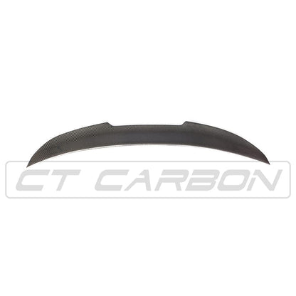 BMW E92/E90 M3 & 3 Series (2007-2013) Carbon Fibre (Fiber) Boot/Trunk Lip Spoiler – PS Style Ducktail Rear Wing – CT Carbon