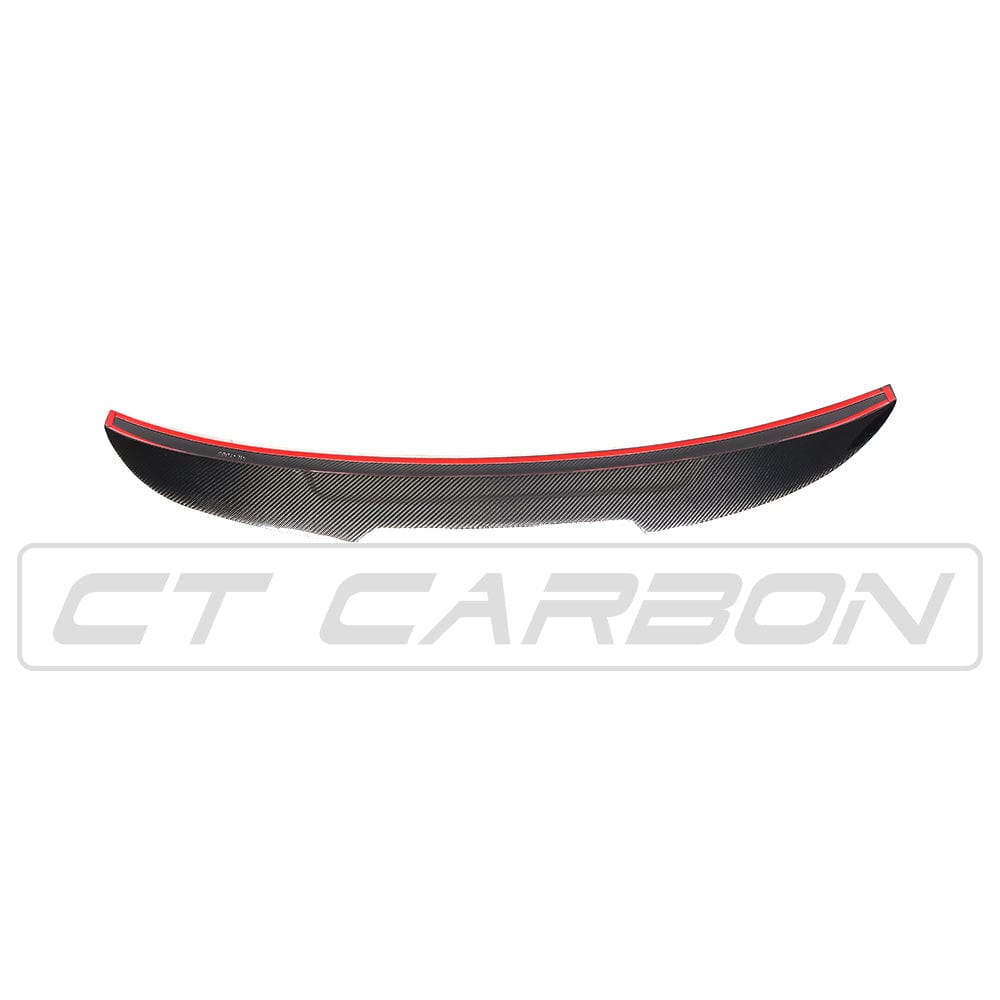 BMW E92/E90 M3 & 3 Series (2007-2013) Carbon Fibre (Fiber) Boot/Trunk Lip Spoiler – PS Style Ducktail Rear Wing – CT Carbon