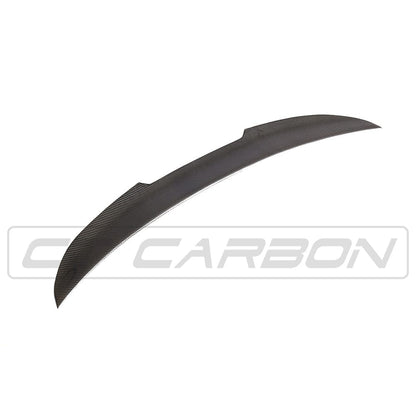 BMW E92/E90 M3 & 3 Series (2007-2013) Carbon Fibre (Fiber) Boot/Trunk Lip Spoiler – PS Style Ducktail Rear Wing – CT Carbon