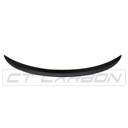 BMW E90 M3 & 3 Series Saloon/Sedan (4-Door) Carbon Fibre Boot/Trunk Lip Spoiler - M Performance (MP) Style Rear Wing | 2008-2013 | CT Carbon