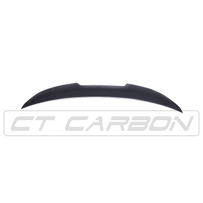 BMW E90 M3 & 3 Series Saloon/Sedan Carbon Fibre Rear Boot/Trunk Lip Spoiler PS Design – Gloss Carbon Tail Wing, Bootlid/Decklid Rear Lip – 2008–2013 – CT Carbon