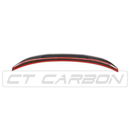 BMW E90 M3 & 3 Series Saloon/Sedan Carbon Fibre Boot Lid Lip Spoiler - Trunk Lip Ducktail Rear Wing PS Style (2008-2013) by CT Carbon, Performance Rear Lip, M Sport OE Style Fit
