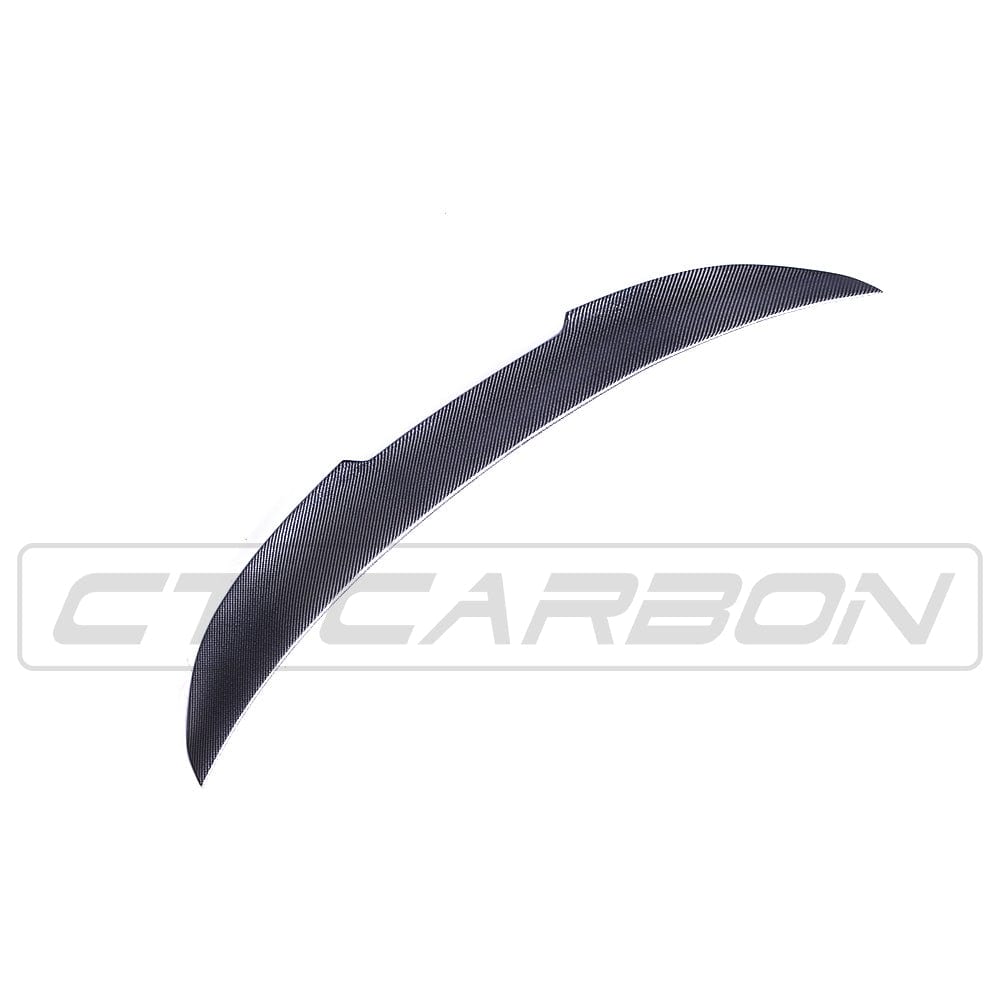 BMW E90 M3 & 3 Series Saloon/Sedan Carbon Fibre Rear Boot/Trunk Lip Spoiler PS Design – Gloss Carbon Tail Wing, Bootlid/Decklid Rear Lip – 2008–2013 – CT Carbon