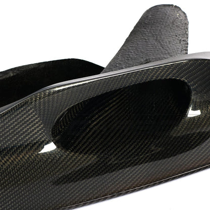 BMW M3 V8 E92/E90 (2007-2013) Carbon Fibre Front Lip Spoiler - GT4 Style Front Splitter | Chin Spoiler, Front Bumper Lip, Air Dam | CT Carbon E9x Aero for E92 Coupe & E90 Saloon | Carbon Fiber Valance