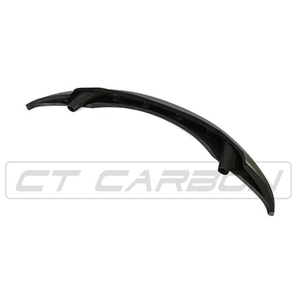BMW M3 V8 E92/E90 (2007-2013) Carbon Fibre Front Lip Spoiler - GT4 Style Front Splitter | Chin Spoiler, Front Bumper Lip, Air Dam | CT Carbon E9x Aero for E92 Coupe & E90 Saloon | Carbon Fiber Valance