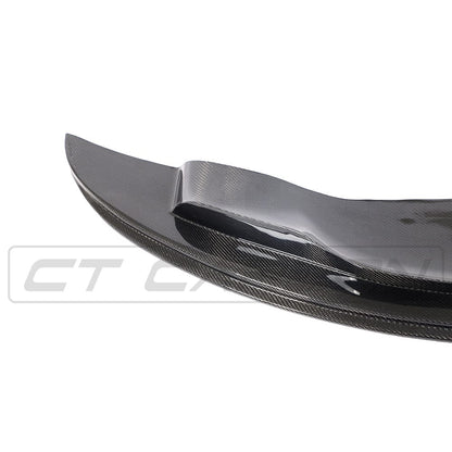 BMW M3 E92/E90 Carbon Fibre/Carbon Fiber Front Bumper Lip Splitter Spoiler – GTS Style | CT Carbon | E9X S65 V8 Aero Chin/Valance for E90 Saloon & E92 Coupe (2007–2013) UK