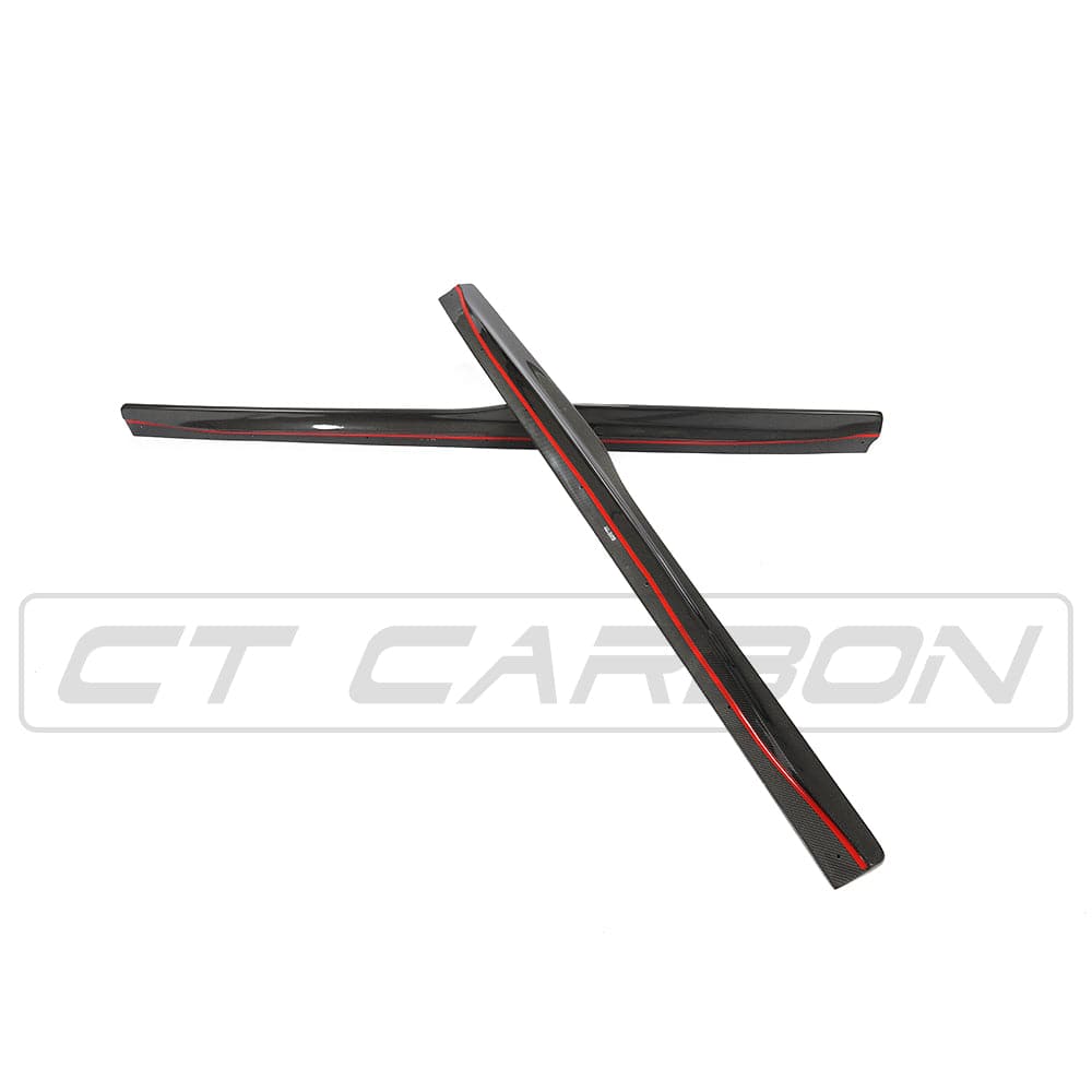 BMW M3 F80 Saloon 2014–2020 Carbon Fibre Side Skirts PS Style – Side Skirt Extensions / Rocker Panel & Sill Extensions / Side Blades, Aero Skirts – CT Carbon