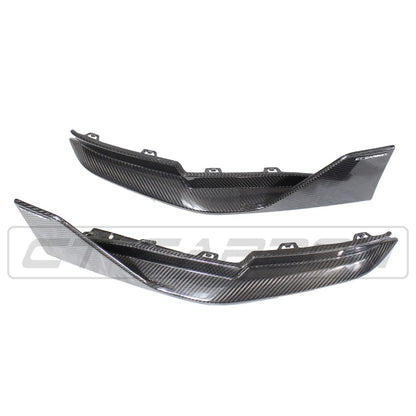 BMW M3 G80/G81 Saloon/Touring 2021+ Carbon Fibre/Fiber Rear Spats Corner Splitters Winglets - Rear Corner Extensions/Bumper Corners M Performance/MP Style OEM+ - Carbon Apron Trims Diffuser Side Fins Valance Extensions End Caps