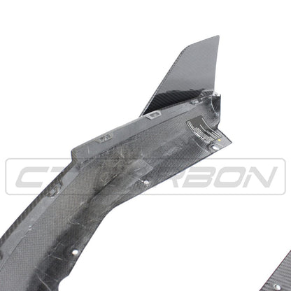 BMW M3 G80/G81 CARBON FIBRE REAR BUMPER CORNERS - MP STYLE