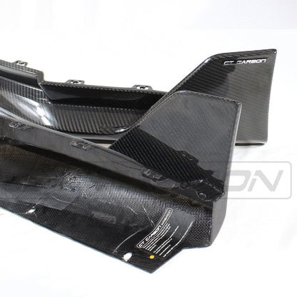 BMW M3 G80/G81 CARBON FIBRE REAR BUMPER CORNERS - MP STYLE