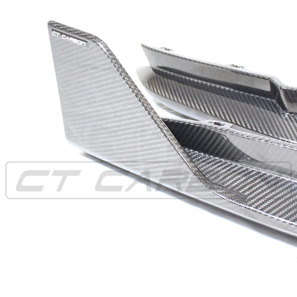 BMW M3 G80/G81 CARBON FIBRE REAR BUMPER CORNERS - MP STYLE