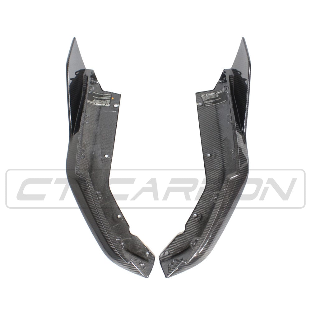BMW M3 G80/G81 CARBON FIBRE REAR BUMPER CORNERS - MP STYLE
