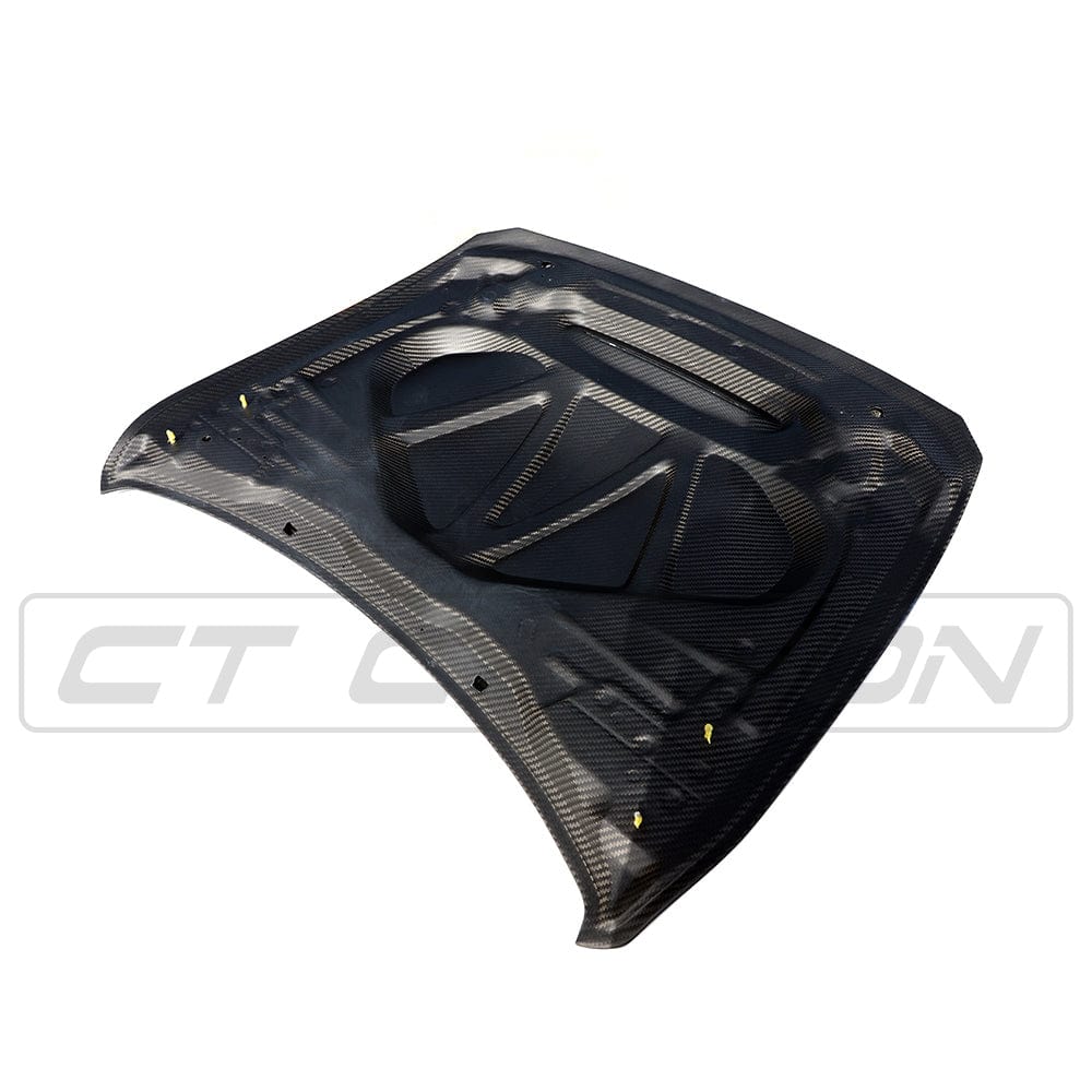 BMW F8X M3/M4 & 4 Series (F32 F33 F36 F80 F82 F83) GTS-Style Vented Carbon Fibre/Carbon Fiber Bonnet/Hood - Dry Carbon Prepreg, Lightweight - CT Carbon - M Performance Look, Direct Fit - 2013-2020