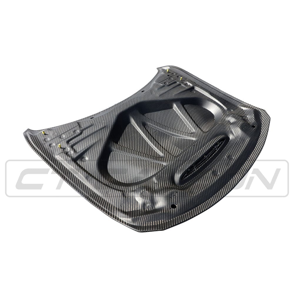 BMW M3/M4 & 4 Series F32 F33 F36 F80 F82 F83 Carbon Fibre/Fiber Bonnet Hood | GTS Style Vented Pre-Preg Lightweight | CT Carbon | 2013–2020 | M Performance Look Replacement Upgrade | F8X F3X