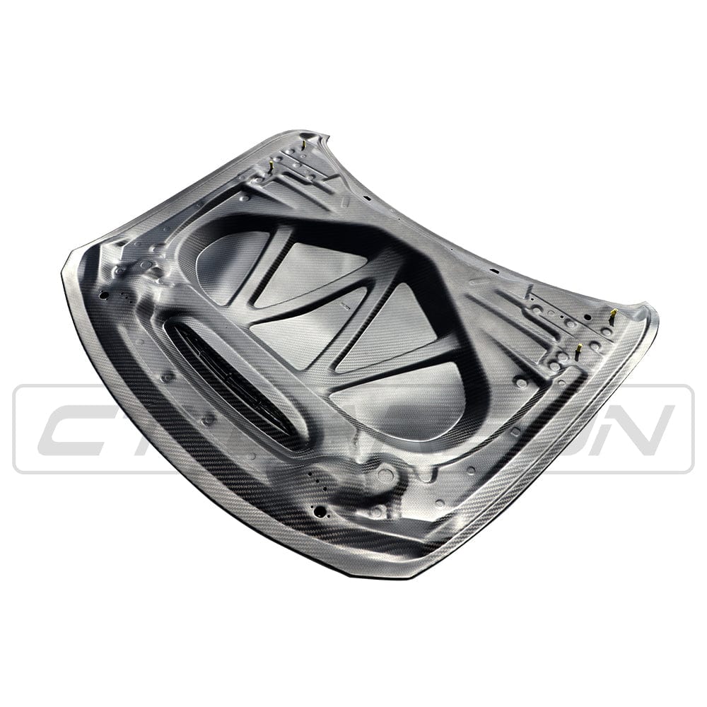 BMW M3/M4 & 4 Series F32 F33 F36 F80 F82 F83 Carbon Fibre/Fiber Bonnet Hood | GTS Style Vented Pre-Preg Lightweight | CT Carbon | 2013–2020 | M Performance Look Replacement Upgrade | F8X F3X