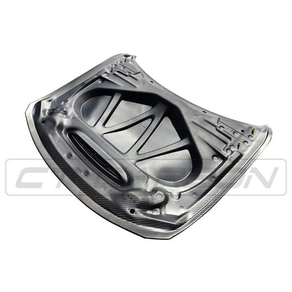 BMW M3 M4 4 Series F32 F33 F36 F80 F82 F83 (2013-2020) Carbon Fibre/Fiber Vented Bonnet Hood - GTS Style Dry Pre-Preg Heat Extractor - CT Carbon Lightweight Performance Aftermarket Replacement F8X F3X