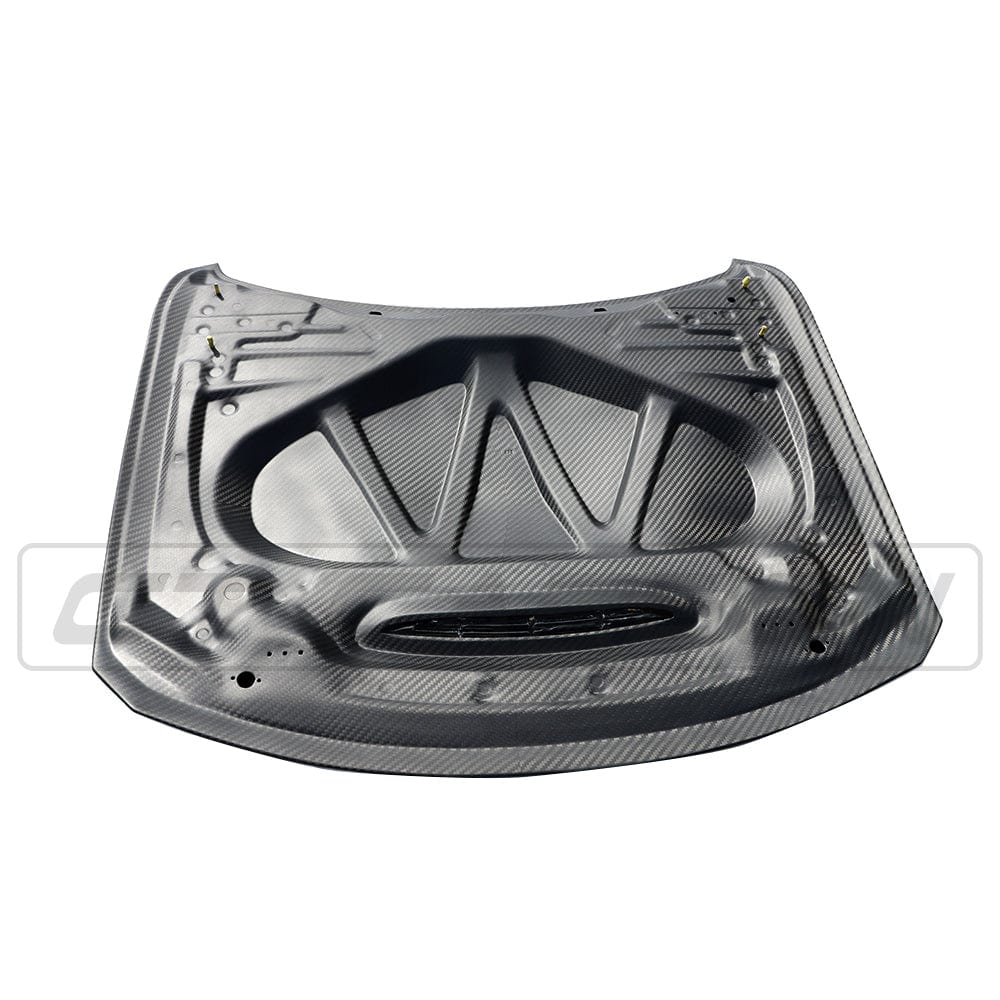 BMW M3 M4 4 Series F32 F33 F36 F80 F82 F83 (2013-2020) Carbon Fibre/Fiber Vented Bonnet Hood - GTS Style Dry Pre-Preg Heat Extractor - CT Carbon Lightweight Performance Aftermarket Replacement F8X F3X