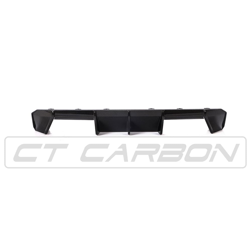 BMW M3/M4 G80 G81 G82 G83 Carbon Fibre/Carbon Fiber Rear Diffuser | Rear Valance/Rear Splitter | M Performance (MP) Style Pre-Preg CFRP Quad Exhaust Surround | G8X 2021+ Rear Bumper Insert