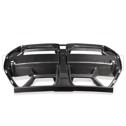 BMW M3/M4 G80 G81 G82 G83 CSL Style Carbon Fibre/Fiber Front Kidney Grille Grill | G8X Carbon Radiator/Front Bumper Grill Replacement Upgrade 2021+ Saloon Touring Coupe Convertible