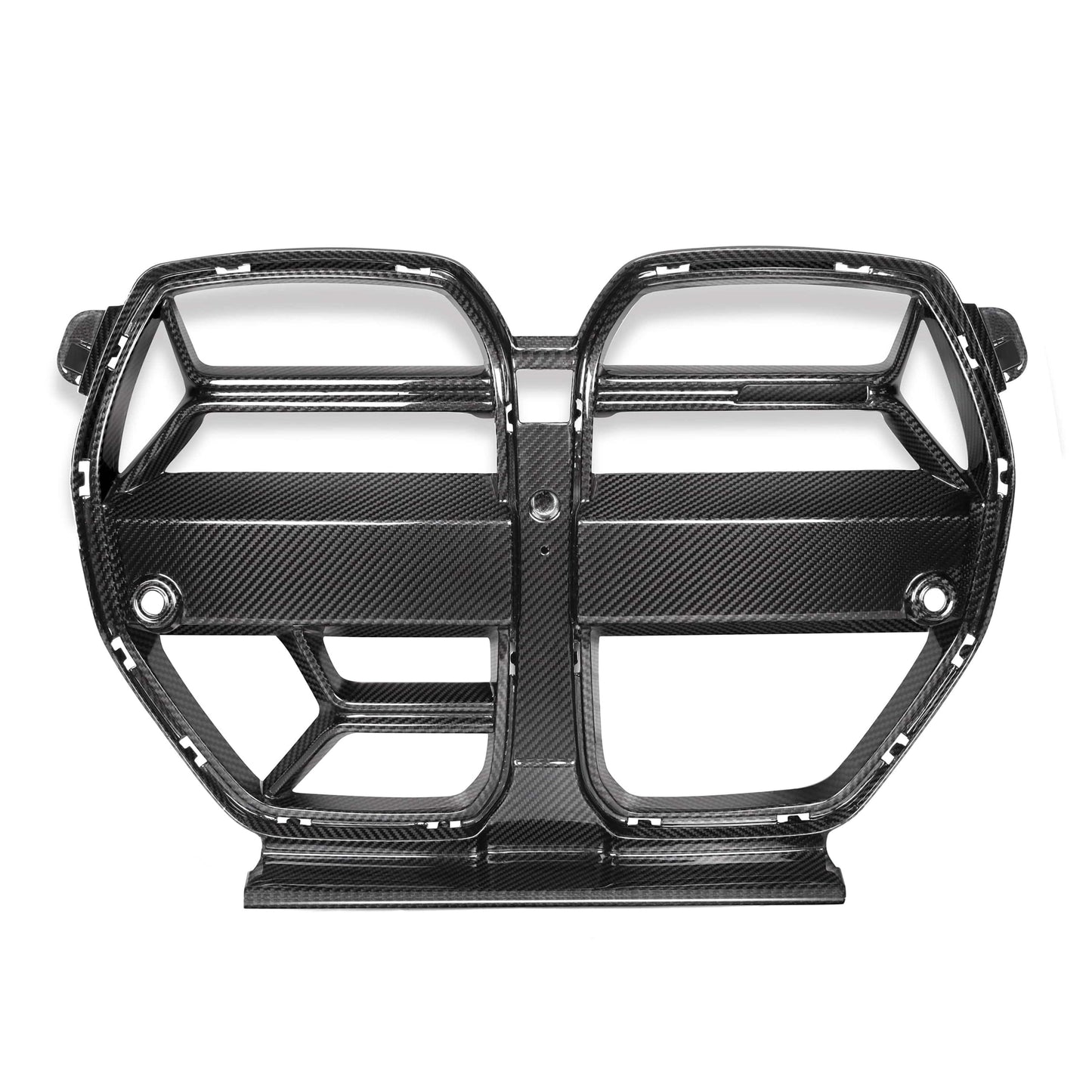 BMW M3/M4 G80 G81 G82 G83 CSL Style Carbon Fibre Kidney Grille/Grill Surround - ACC Adaptive Cruise Radar Compatible, Pre-Preg Gloss OEM Fit Front Grill Upgrade