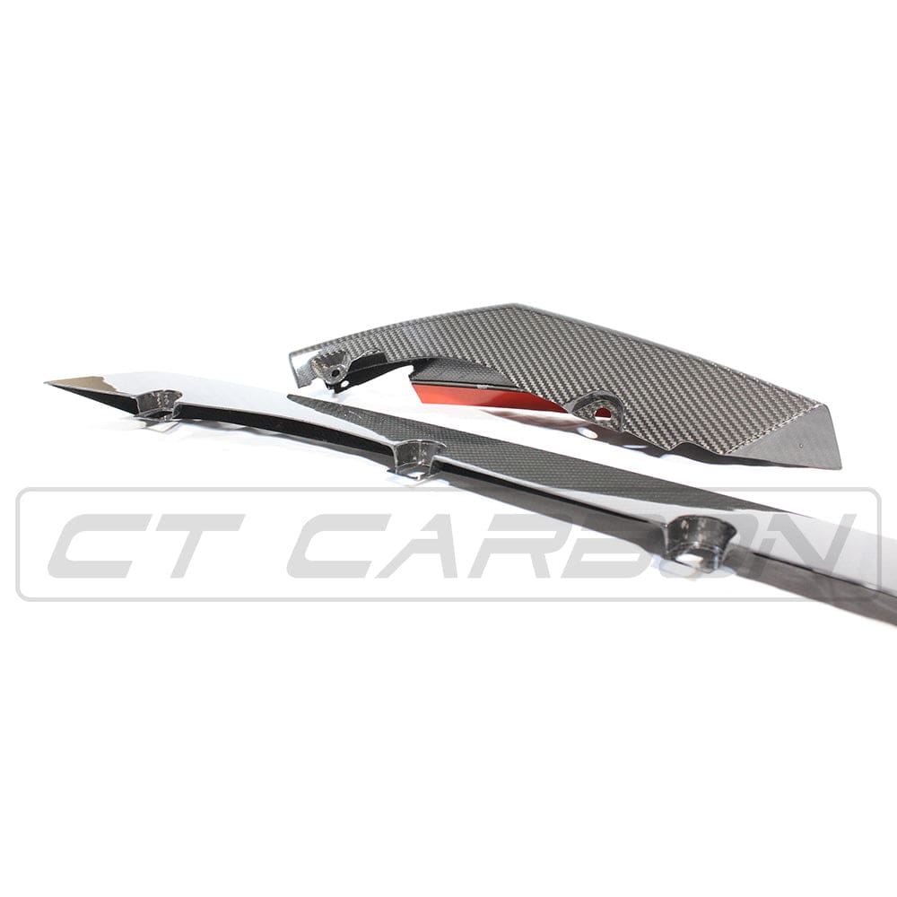 BMW M3 M4 G80 G81 G82 G83 (G8X) Carbon Fibre/Carbon Fiber Front Lip Splitter Spoiler | Pre-Preg M Performance MP Style OEM+ Aero Front Bumper Valance 2021+