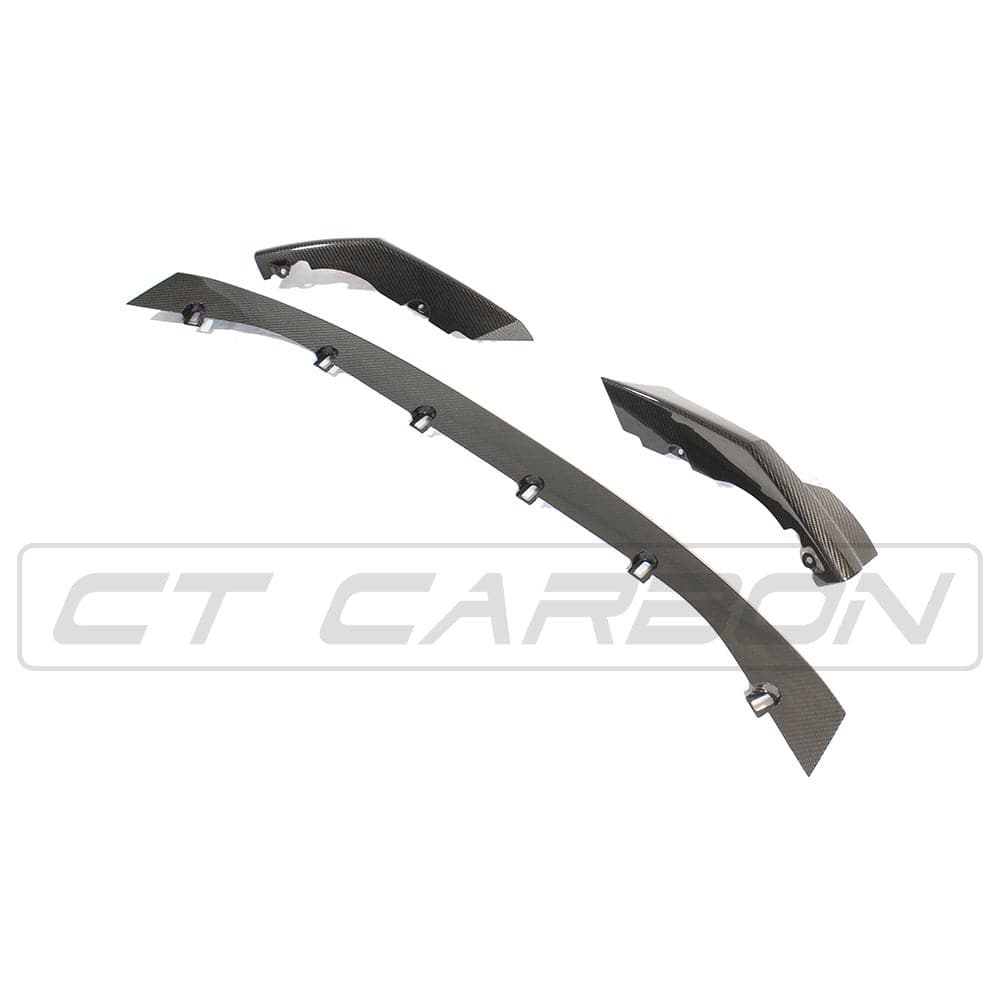 BMW M3 M4 G80 G81 G82 G83 (G8X) Carbon Fibre/Carbon Fiber Front Lip Splitter Spoiler | Pre-Preg M Performance MP Style OEM+ Aero Front Bumper Valance 2021+