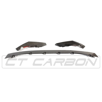 BMW M3/M4 G80 G81 G82 G83 Front Lip Spoiler Splitter - Pre-Preg Carbon Fibre/Carbon Fiber - M Performance MP Style - G8X Front Bumper Lip/Aero Valance/Bumper Extension - 2021-2025 M3 Saloon Touring & M4 Coupe Convertible