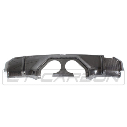 BMW M3/M4 G80 G81 G82 G83 Centre Exit (Center Exit) Rear Diffuser / Rear Valance - Pre-Preg Carbon Fibre (Fiber) Bumper Insert Exhaust Surround (G8X) 2021+ Middle Outlet Panel