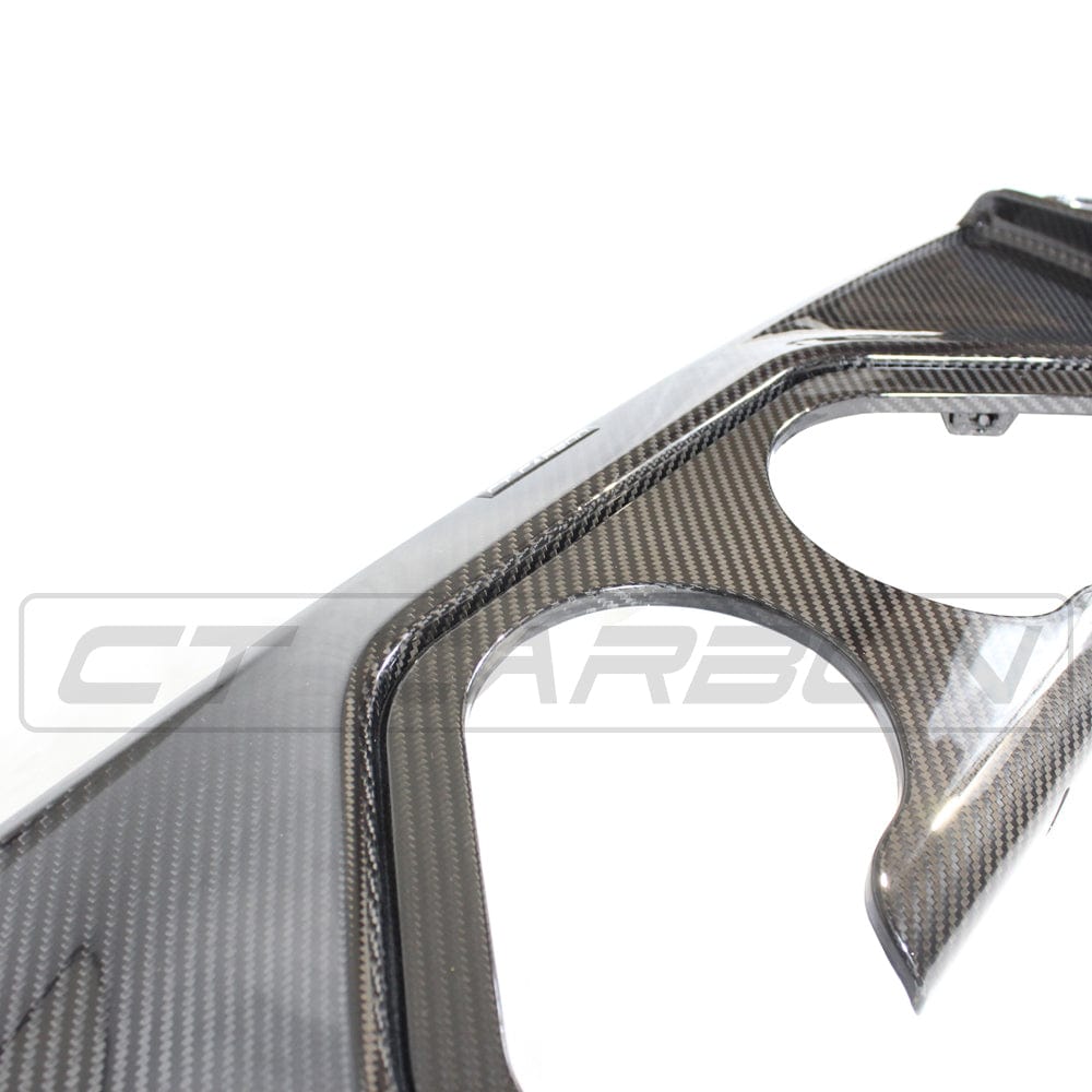 BMW M3/M4 G80 G81 G82 G83 Centre Exit (Center Exit) Rear Diffuser / Rear Valance - Pre-Preg Carbon Fibre (Fiber) Bumper Insert Exhaust Surround (G8X) 2021+ Middle Outlet Panel