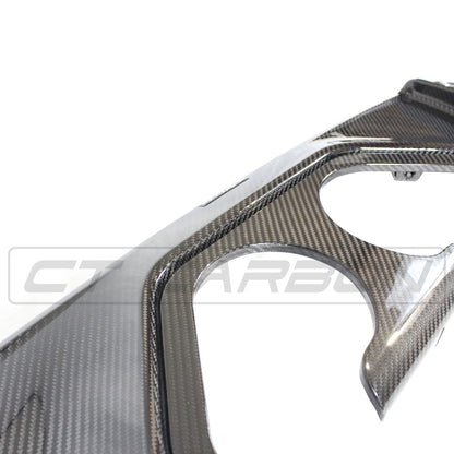 BMW M3/M4 G80 G81 G82 G83 Centre Exit (Center Exit) Rear Diffuser / Rear Valance - Pre-Preg Carbon Fibre (Fiber) Bumper Insert Exhaust Surround (G8X) 2021+ Middle Outlet Panel