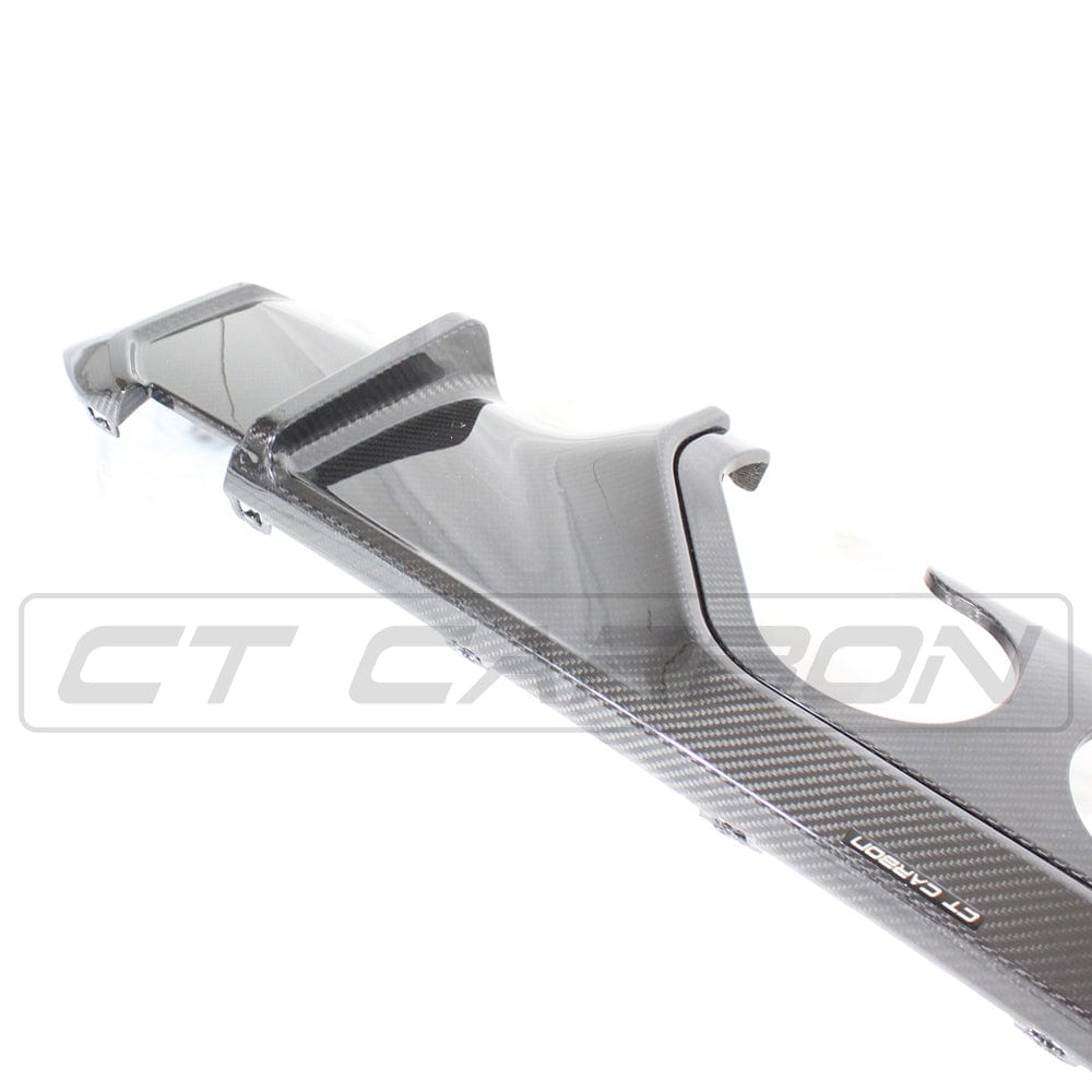 BMW M3/M4 G80 G81 G82 G83 Centre Exit (Center Exit) Rear Diffuser / Rear Valance - Pre-Preg Carbon Fibre (Fiber) Bumper Insert Exhaust Surround (G8X) 2021+ Middle Outlet Panel