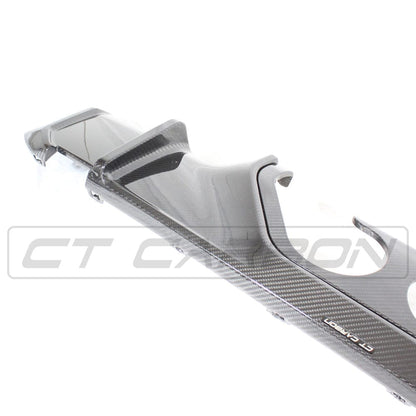 BMW M3/M4 G80 G81 G82 G83 Centre Exit (Center Exit) Rear Diffuser / Rear Valance - Pre-Preg Carbon Fibre (Fiber) Bumper Insert Exhaust Surround (G8X) 2021+ Middle Outlet Panel