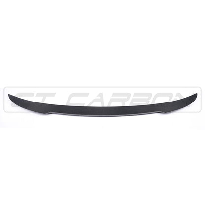 BMW M4 F83 & 4 Series F33 Convertible/Cabriolet Carbon Fibre/Fiber Boot Lip Spoiler – CS Style Gloss Rear Trunk Lip, OEM+ Rear Wing (2014–2020) | CT Carbon