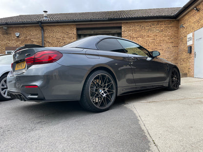 BMW 4 Series F33 Convertible & M4 F83 Cabriolet Carbon Fibre Boot Lip Spoiler - CS Style Ducktail Rear Wing | Gloss Carbon Trunk/Bootlid Lip | 2014-2020 Fitment | CT Carbon