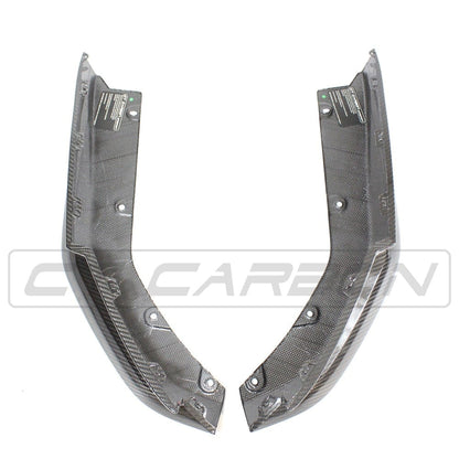BMW M4 G82/G83 (2021+) Carbon Fibre/Fiber Rear Bumper Corners – CT Carbon OE Style Rear Spats/Corner Splitters/Extensions/End Caps | Coupe & Convertible
