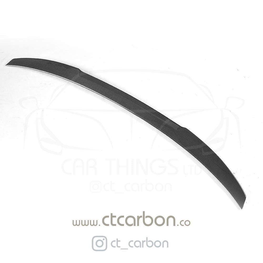 CT Carbon BMW M5 F90 & 5 Series G30 Carbon Fibre/Carbon Fiber Boot/Trunk Lip Spoiler – M4 F82 Style Ducktail, High Gloss