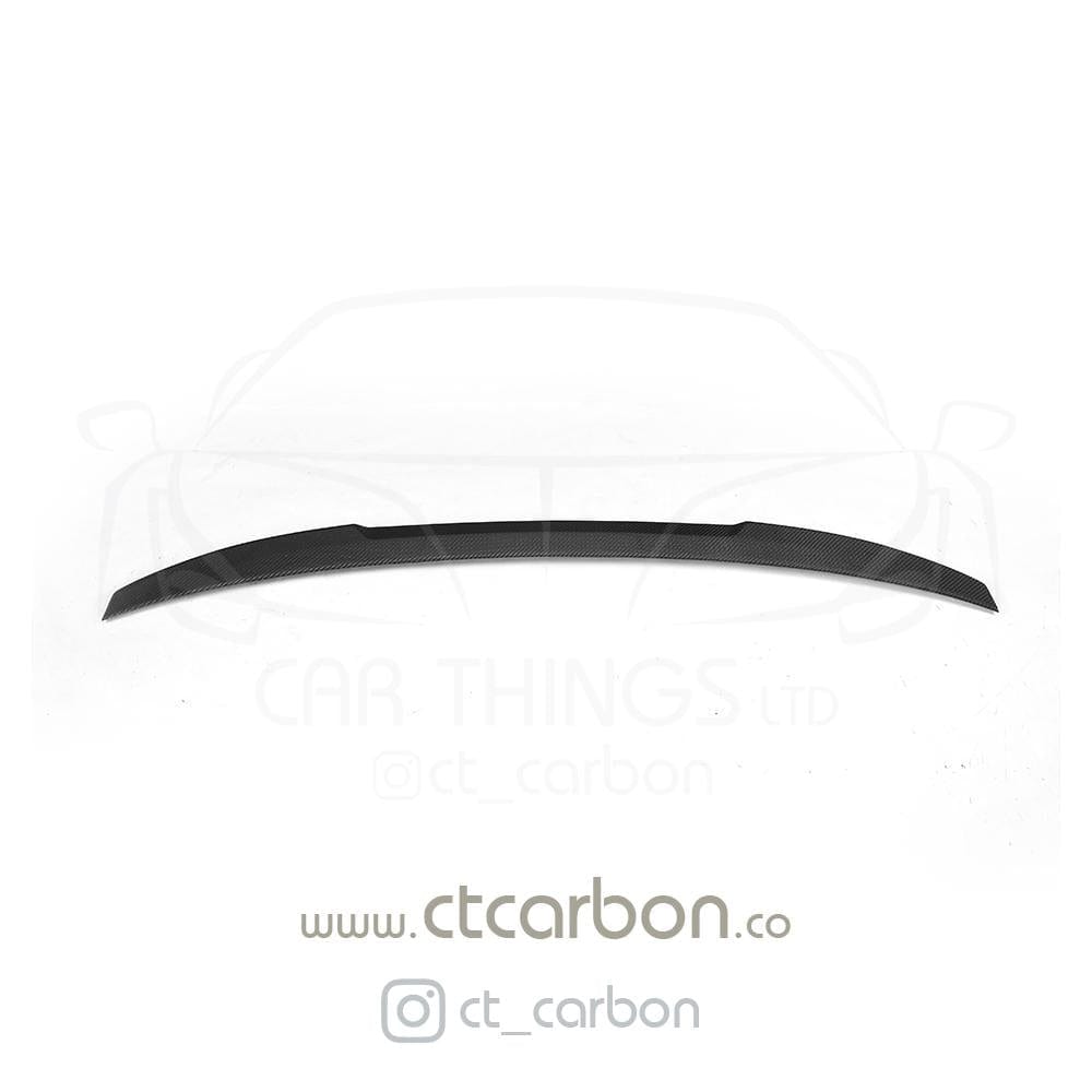 CT Carbon BMW M5 F90 & 5 Series G30 Carbon Fibre/Carbon Fiber Boot/Trunk Lip Spoiler – M4 F82 Style Ducktail, High Gloss
