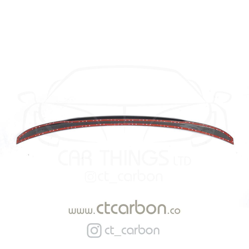 CT Carbon BMW M5 F90 & 5 Series G30 Carbon Fibre/Carbon Fiber Boot/Trunk Lip Spoiler – M4 F82 Style Ducktail, High Gloss