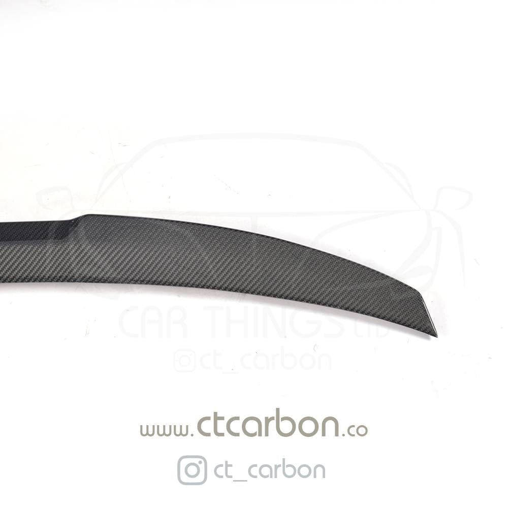 CT Carbon BMW M5 F90 & 5 Series G30 Carbon Fibre/Carbon Fiber Boot/Trunk Lip Spoiler – M4 F82 Style Ducktail, High Gloss