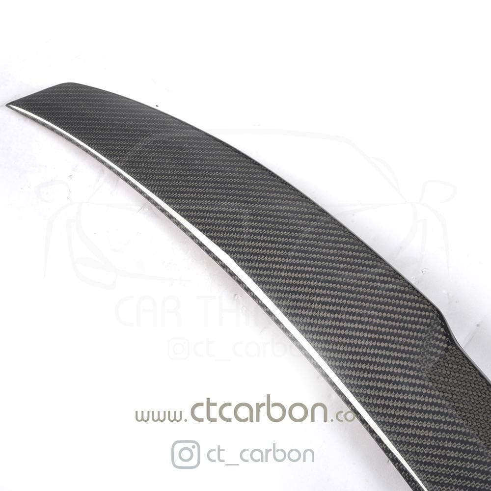 CT Carbon BMW M5 F90 & 5 Series G30 Carbon Fibre/Carbon Fiber Boot/Trunk Lip Spoiler – M4 F82 Style Ducktail, High Gloss