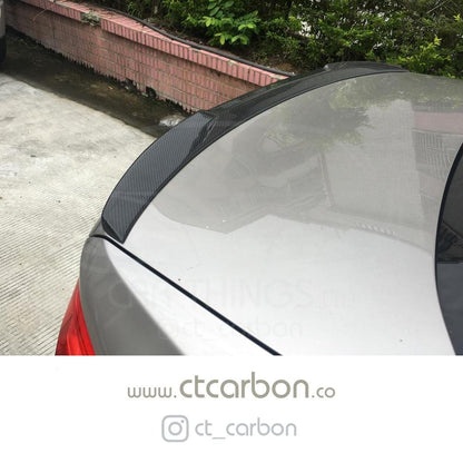 CT Carbon BMW M5 F90 & 5 Series G30 Carbon Fibre/Carbon Fiber Boot/Trunk Lip Spoiler – M4 F82 Style Ducktail, High Gloss