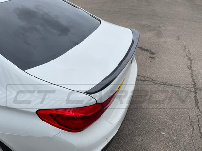 CT Carbon BMW M5 F90 & 5 Series G30 Carbon Fibre/Carbon Fiber Boot/Trunk Lip Spoiler – M4 F82 Style Ducktail, High Gloss
