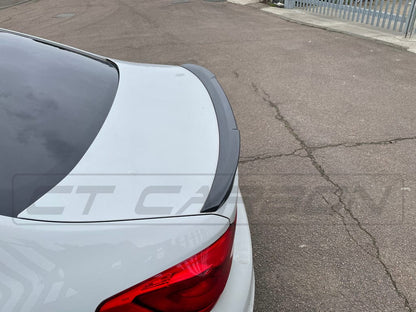 CT Carbon BMW M5 F90 & 5 Series G30 Carbon Fibre/Carbon Fiber Boot/Trunk Lip Spoiler – M4 F82 Style Ducktail, High Gloss
