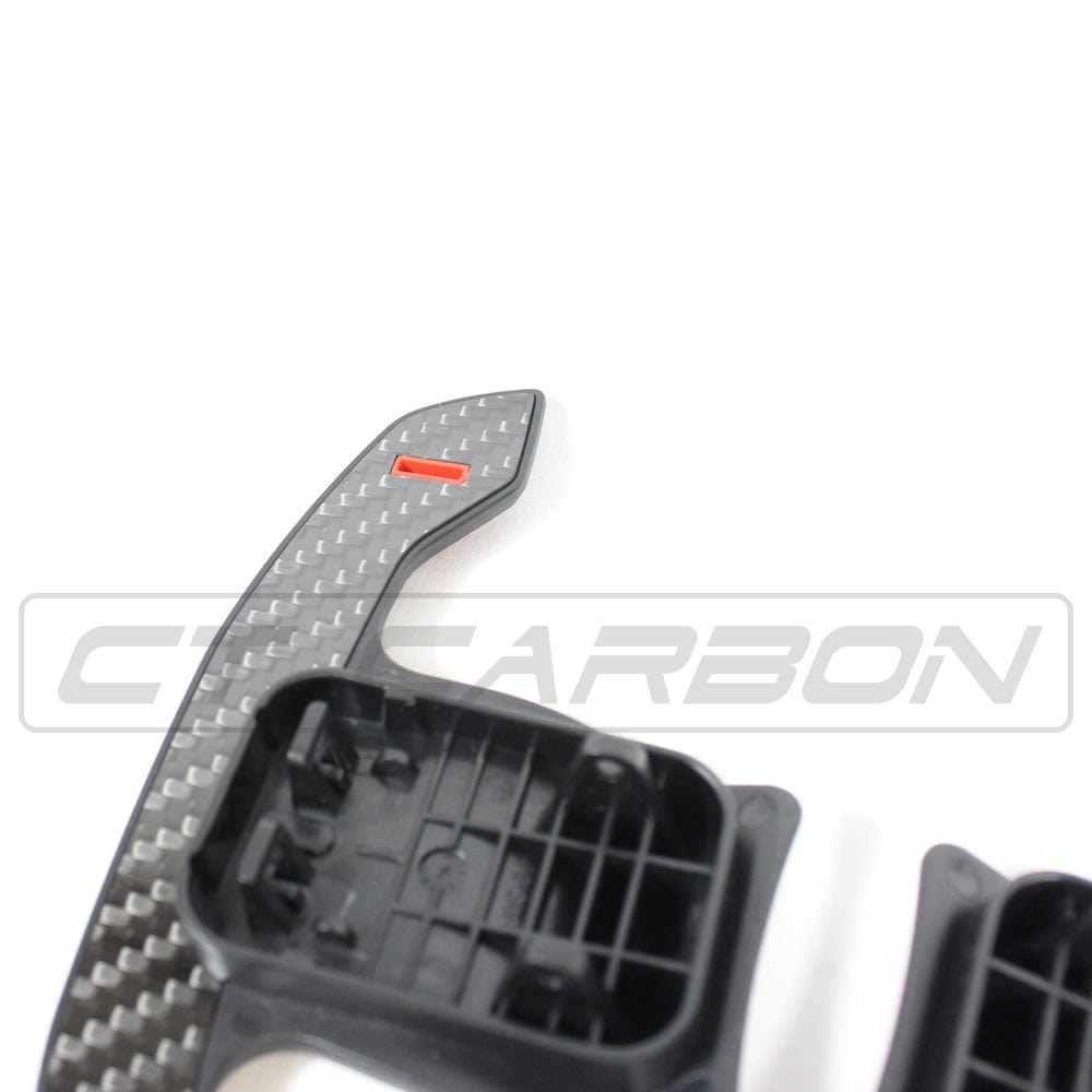 Carbon Fiber Paddle Shifters/Extensions for BMW F Series & G Series, MINI F56 Cooper S, Toyota Supra A90 – M Performance Style Steering Wheel Shift Paddles – CFRP Replacement Blades for ZF8 & DCT – Fits M2 M3 M4 M5 M6 X3 X4 X5 3 4 5 Series