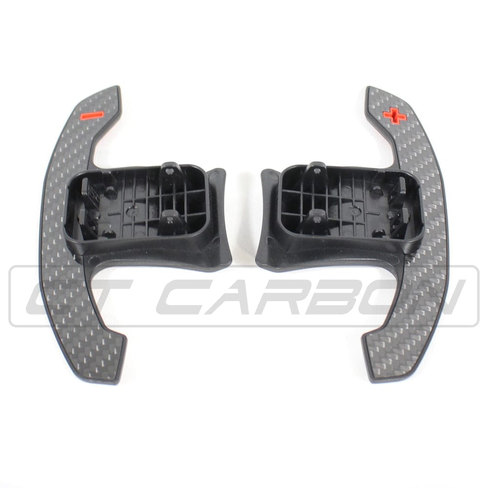 Carbon Fiber Paddle Shifters/Extensions for BMW F Series & G Series, MINI F56 Cooper S, Toyota Supra A90 – M Performance Style Steering Wheel Shift Paddles – CFRP Replacement Blades for ZF8 & DCT – Fits M2 M3 M4 M5 M6 X3 X4 X5 3 4 5 Series