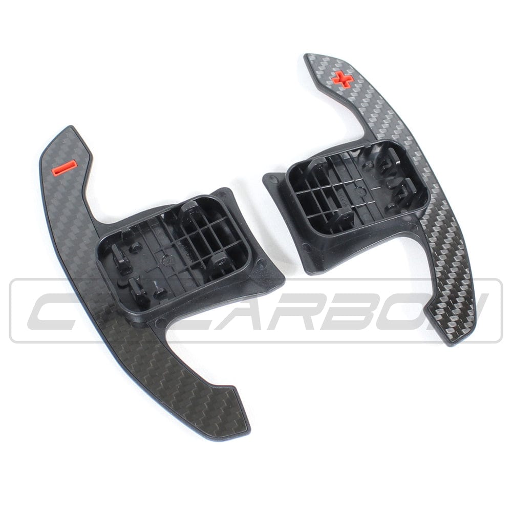 Real Carbon Fibre/Carbon Fiber Paddle Shifters & Extensions for BMW F-Series/G-Series (M2 M3 M4 1 2 3 4 5 X3 X4 X5 X6), MINI F56 & Toyota GR Supra A90 - Steering Wheel Gear Shift Paddles Upgrade