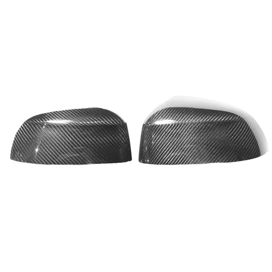 BMW X3 X4 X5 X6 (G01 G02 G05 G06) Carbon Fibre Wing Mirror Covers Caps | Gloss Real Carbon Door Mirror Housings | OEM/M Performance Style Replacement Pair | Fits 2017+